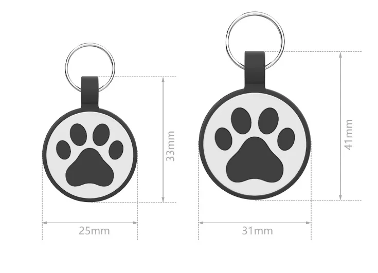 Wholesaler Custom New Cheap Durable QR Code Pet GPS Tracker Dog ID Tag Luxury Print Pattern Personalized Copper Alloy Material