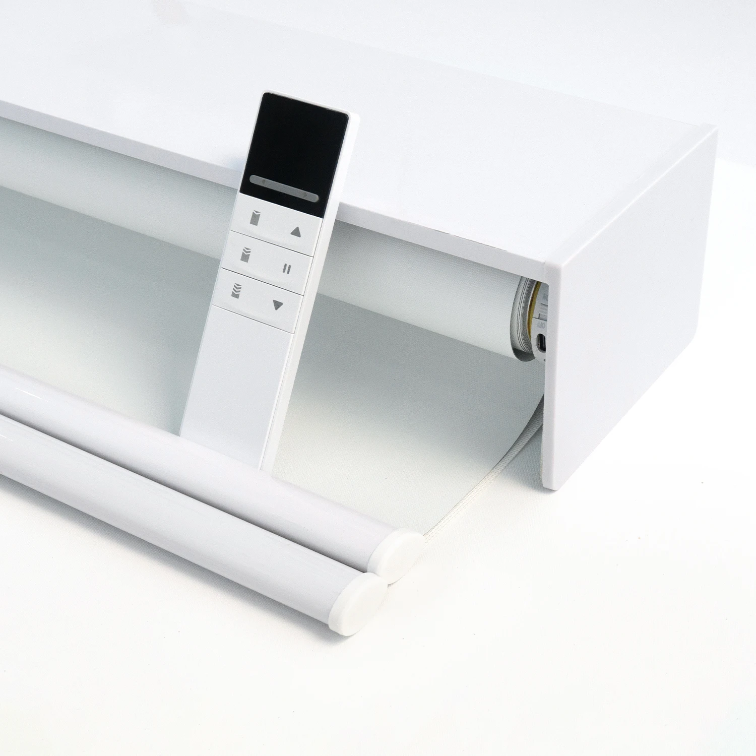 Hot selling double layer roller blinds motorized remote and WIFI control day and night roller blinds