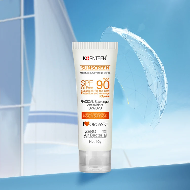 Custom Skin Care Product Spf 90 Sunscreen Lotion Moisturizing Whitening Sun Cream Face sun block sunscreen Cream private label