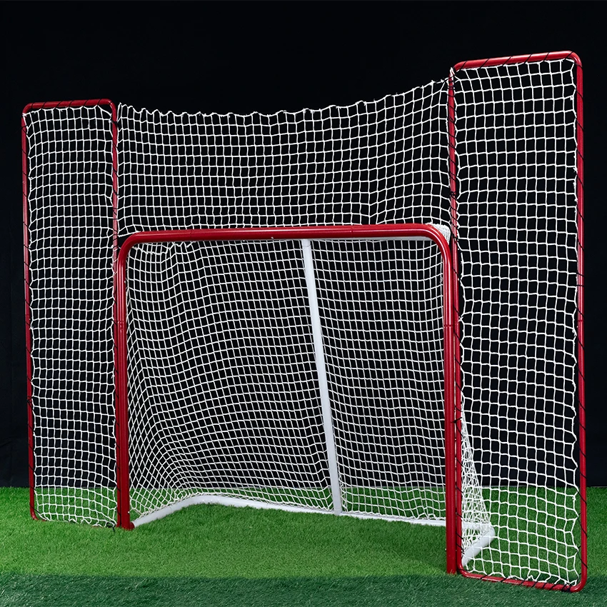 High Quality Steel Tube Ice Hockey Practice Shootingtraining Sport Folding Soccer Goal Net