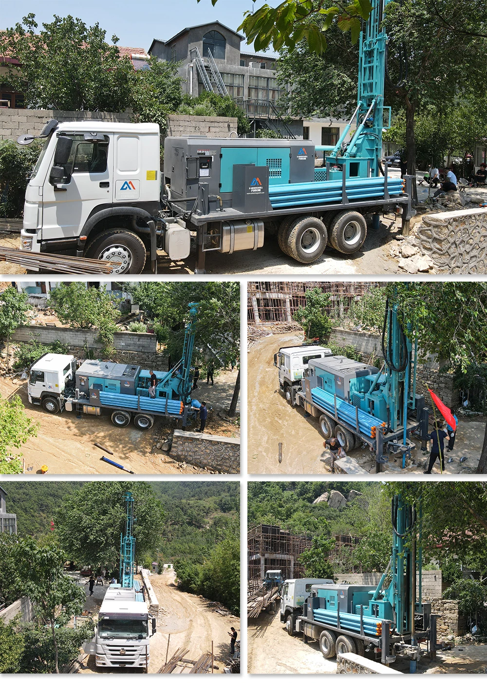 D miningwell MWT-250 установленная тележкой буровая установка для бурения скважин на воду буровые установки скважины-натриевый