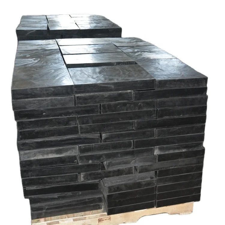 Customized size neoprene rubber block and natural elastomeric bearing pad for bridges