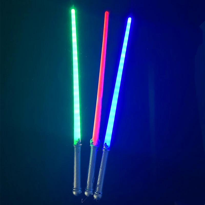 led toys 2022 Custom luminous toy gift force lightsaber color change with light card flash collision lightsaber
