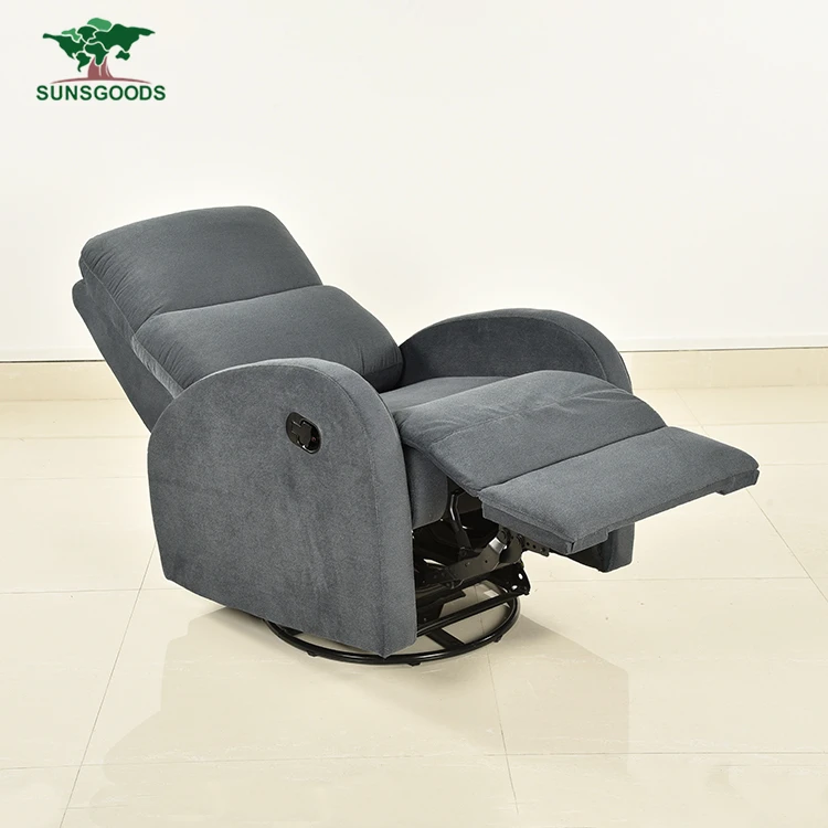 Китайское Маленькое кресло с откидывающейся спинкой, кресло с откидывающимся механизмом, Компактное кресло с откидывающейся спинкой серого цвета для салона