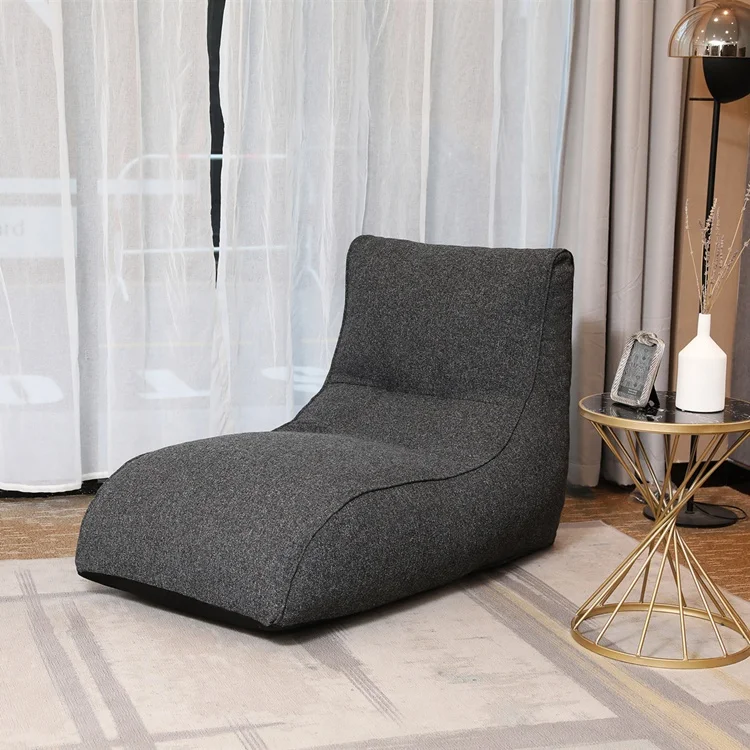 China factory wholesale soft memory foam sac compressible bean bag sofa