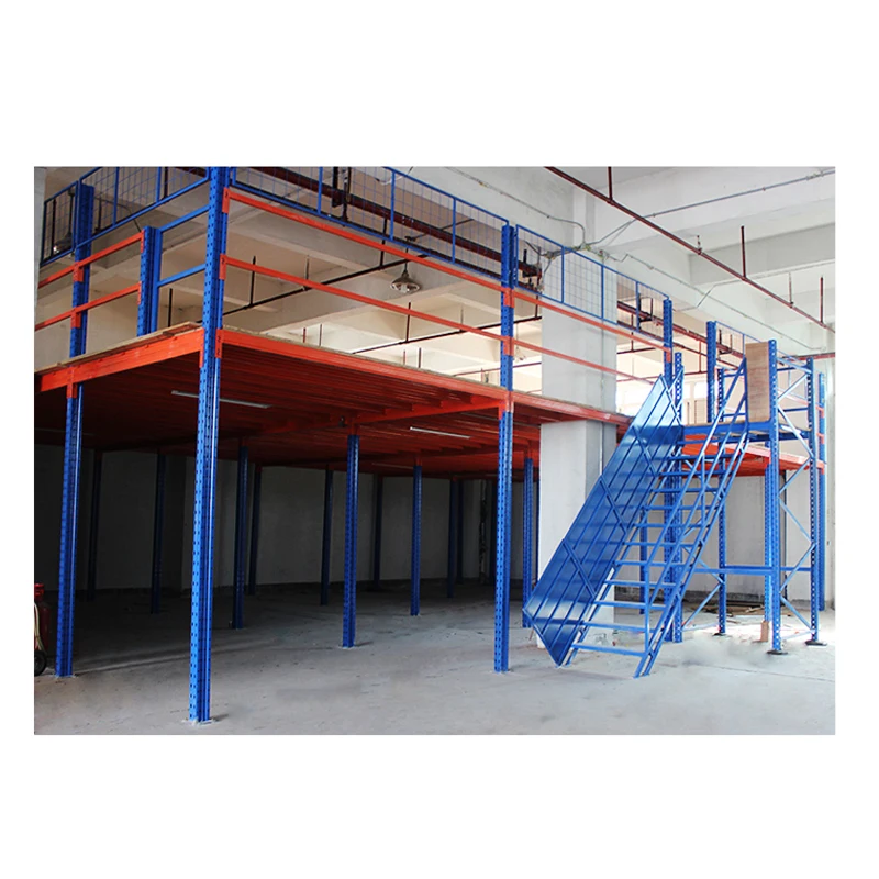 Customized Modular Mezzanine Floor Manufacturers Industrial Heavy Storage Warehouse Racking Warehouse Mezzanine Platform