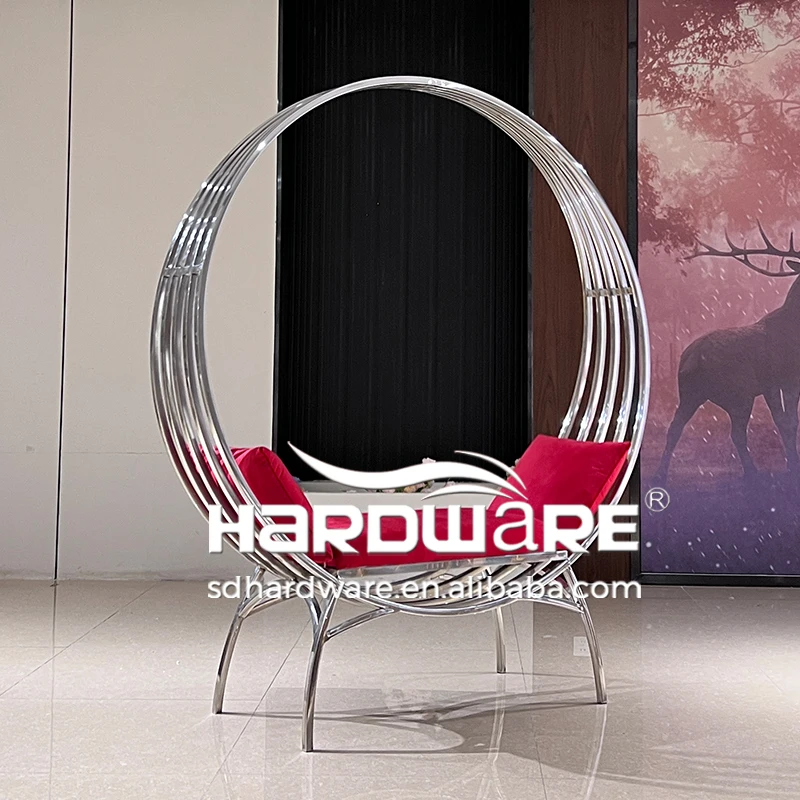 Gold Wedding Bride And Groom Royal King And Queen Throne Banquet Chair