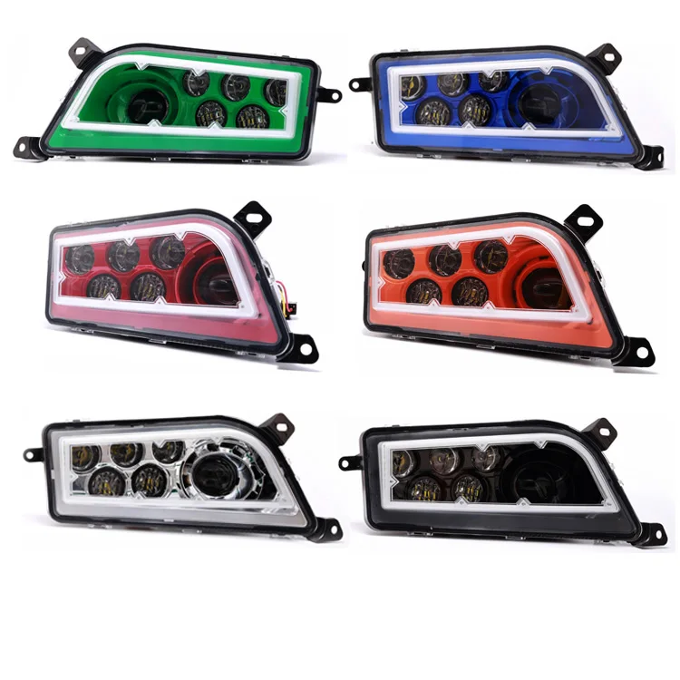 RGB высокой/ближнего света светодиодные фары контролируемых APP Wi Fi Bluetooth для ATV с ангельские глазки