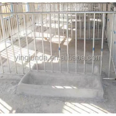 hot dip galvanized Pig fattening crate poultry equipment