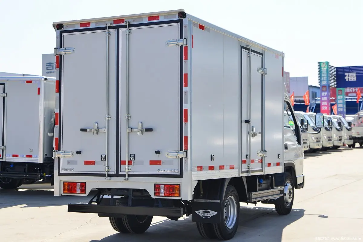 Factory Sale New Mini 2 Ton Box Truck Van Economical Food Delivery Cargo Truck with Attractive Cargo Box for Restaurants