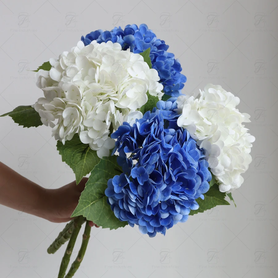 FW Trade Assurance Artificial Flowers In Bulk Real Touch Roses Heads Hydrangea