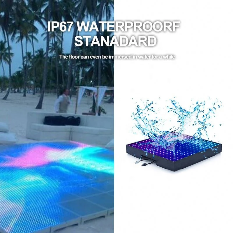 Professional Interlocking Party Decor Deep Visual High Quality Video Dancing Floor