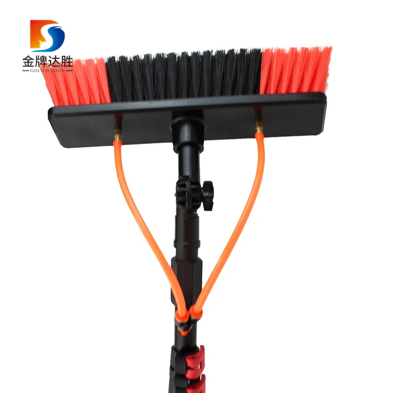 5.4M Telescopic Pole Water Fed Solar Panel Cleaning Brush Set