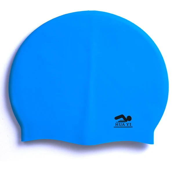 Custom Silicone Swimming Caps Protect Ear Waterproof Logo Printed Swimming hats