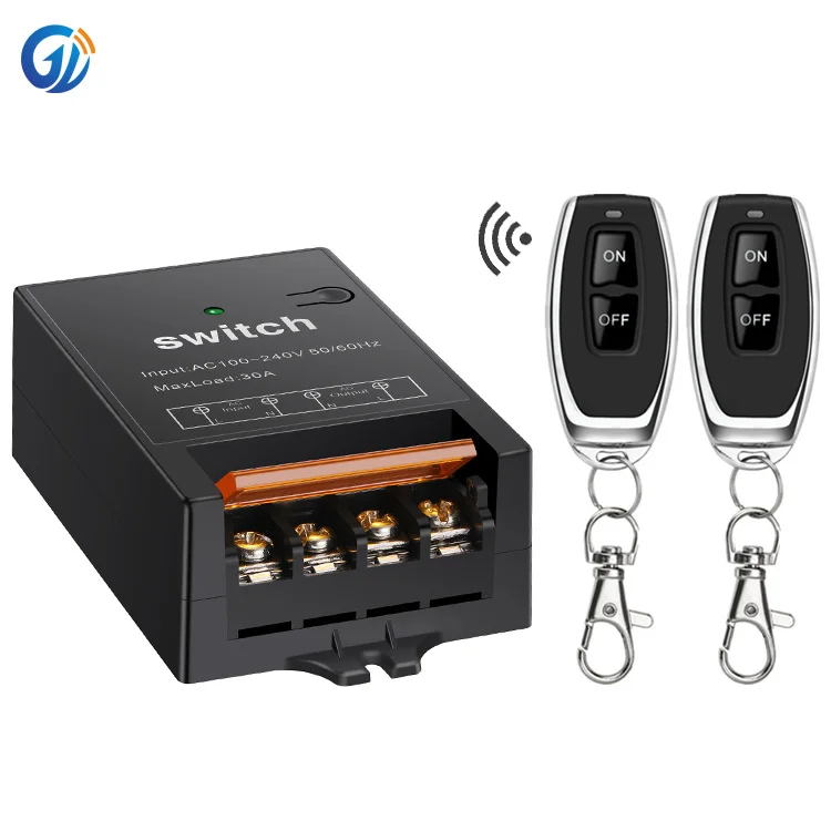 ac 110/220v/250v 2 gang switch Smart Controlled Light Switch transmitter 433 Wireless Remote Control Smart Switch  manufacturer
