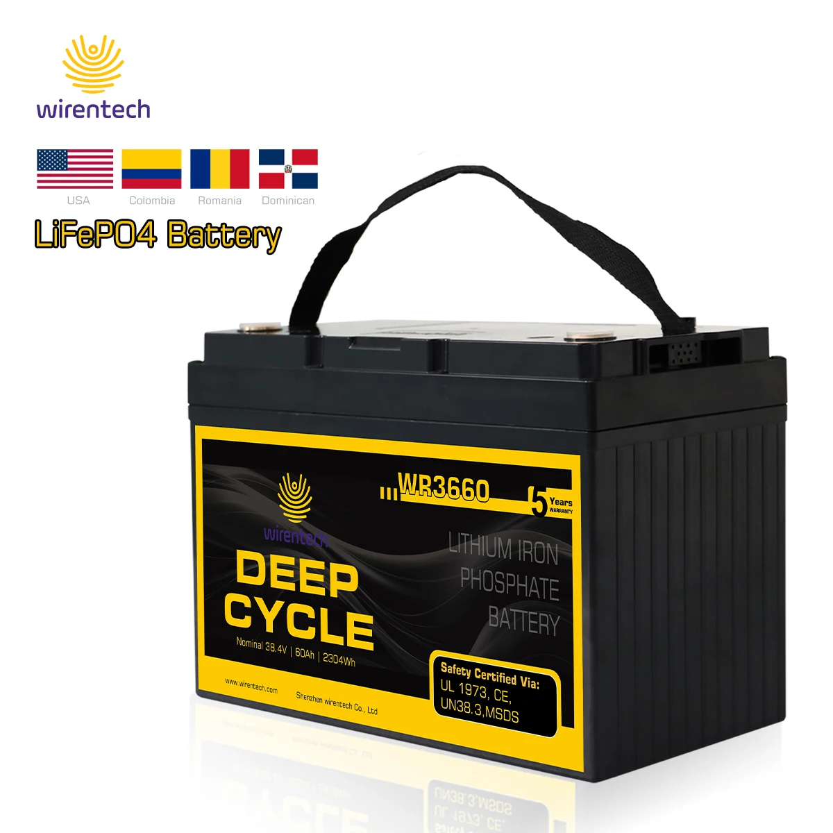 36v 60ah 150ah 200ah BMS lithium battery pack lifepo4 6000 cycle active starter trolling motor back up System Marine Yacht