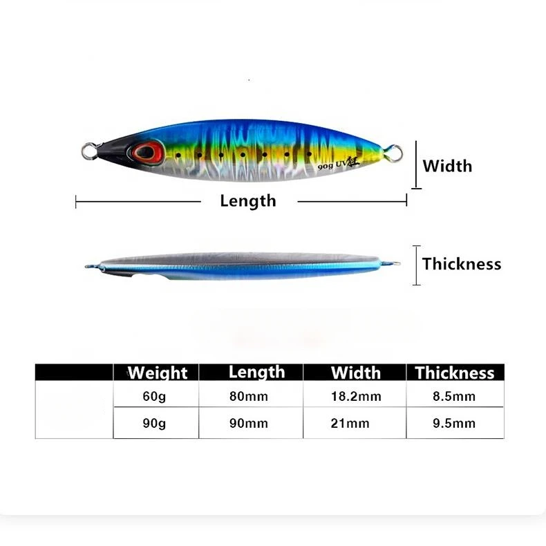 OEM бесплатные образцы рыболовных снастей морская вода джиггинг Pesca японская металлическая приманка свинцовые медленные джиги