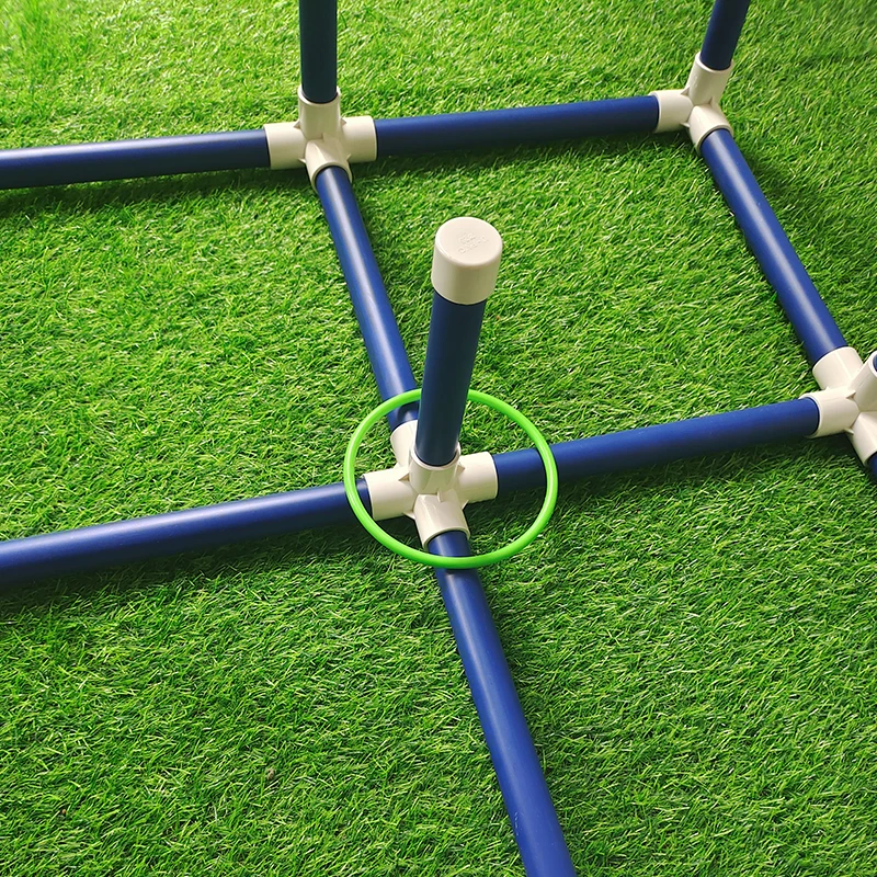New Design Pvc Indoor Play Toys Cross Ring Toss Game Set For Kids