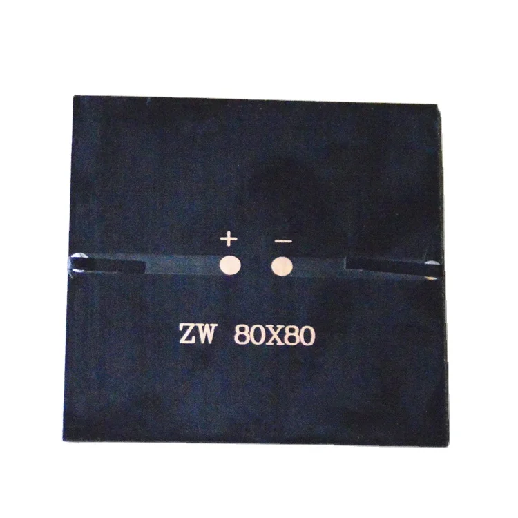 0.8W Square Epoxy Solar Panel ZW-8080 Custom Renewable Energy Solar Panel 5.5V Mini Solar Panel Charger