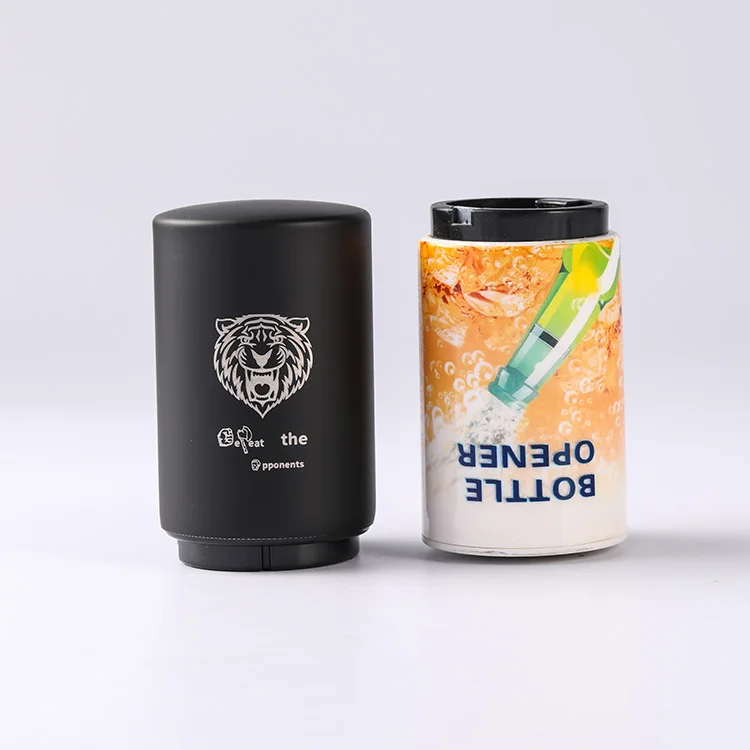 Creative High-end Automatic Bottle Opener Plastic Press To Open Beer Bottle Cap Opener