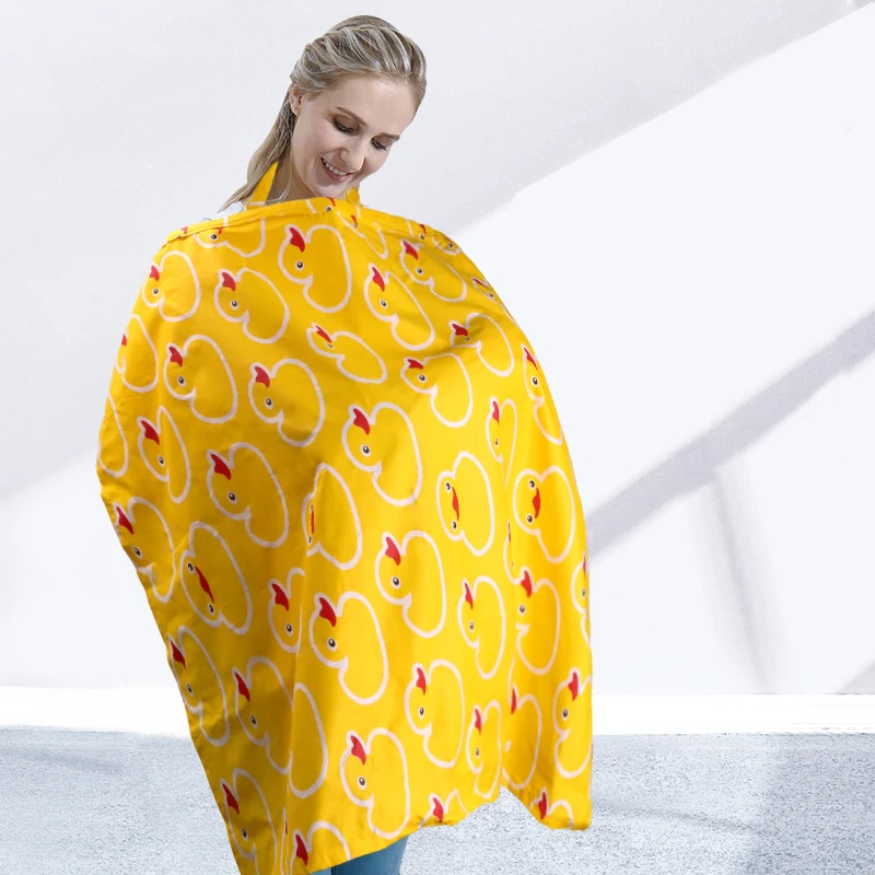 
YLA-NC-017 Great Fashion Style 100% Cotton Nursing Cover Baby Breastfeeding 