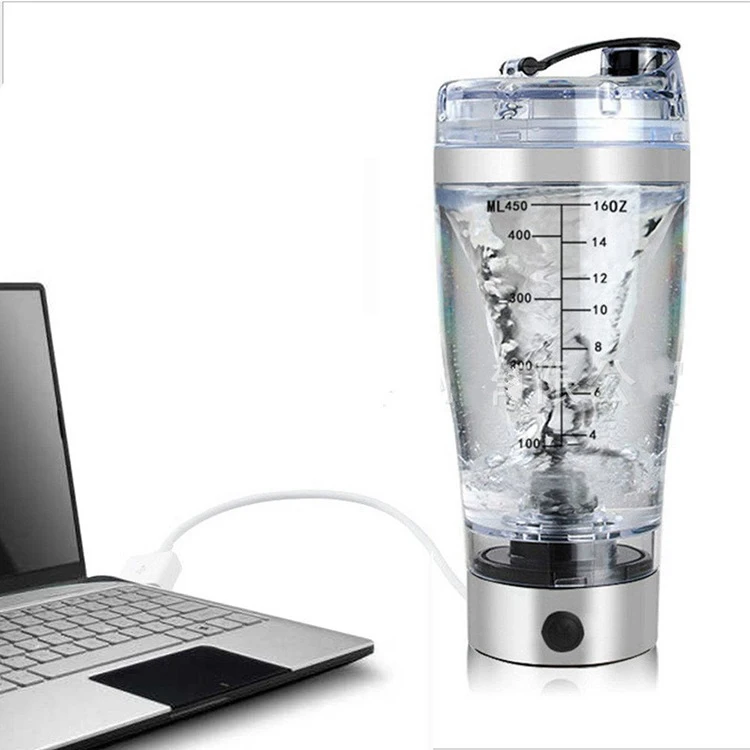 Gym Sports Bottle Shaker Blender Electric Rechargeable USB Protein Mixer Shaker Bottle Cups