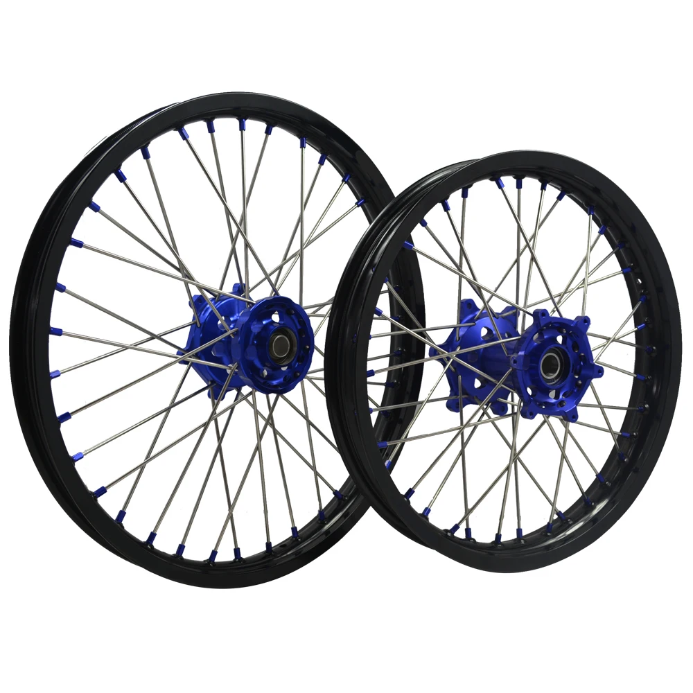 YZ 125 250 enduro motocross motard rim set cross enduro wheels for YAMAHA MOQ 1set