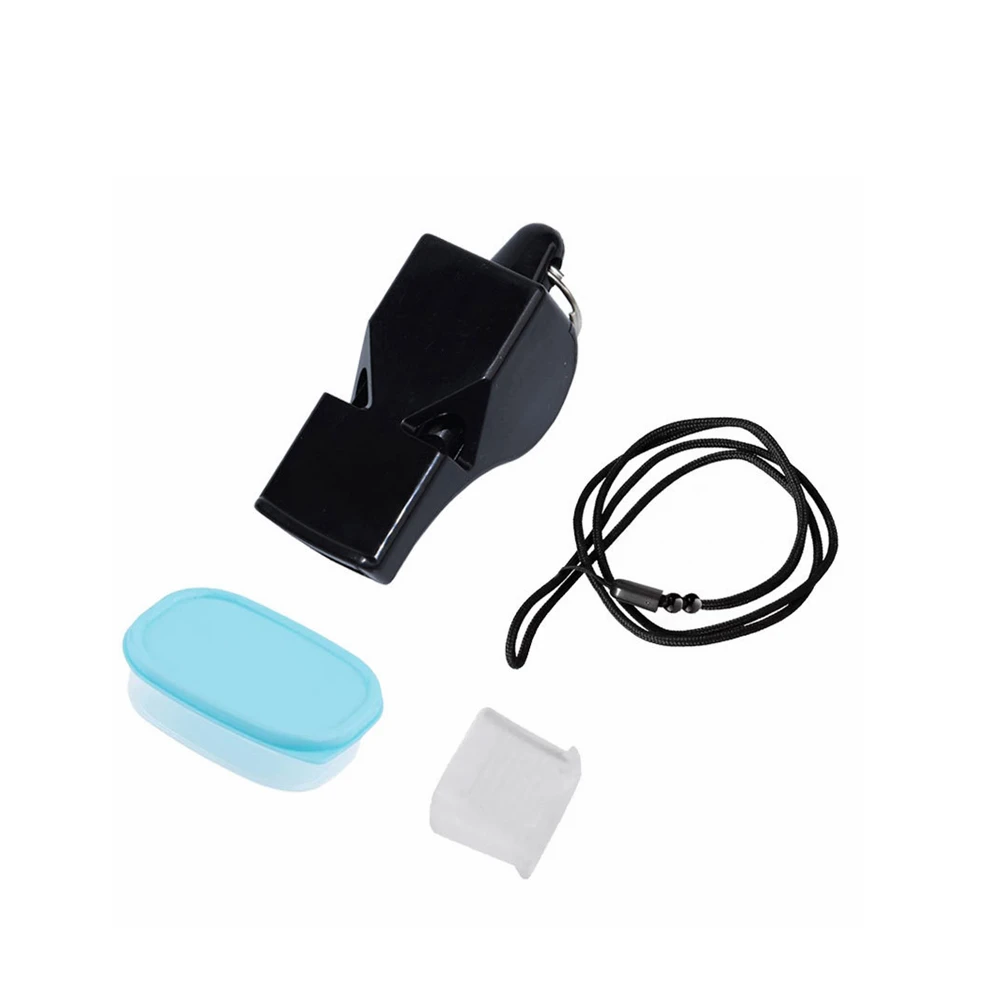 Emergency Survival Kids Toys ABS Material Sports Training Safety FOX Whistles with Lanyard