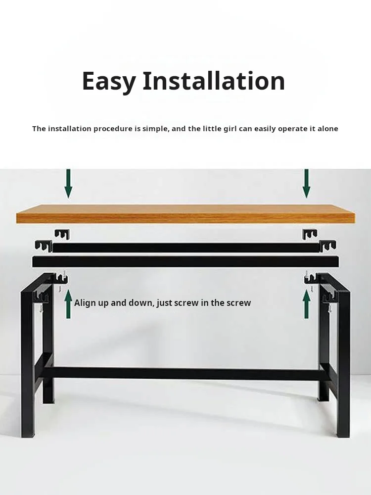 Milk tea store bar against the wall high narrow table long table and chair set