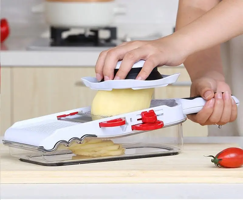 Wholesale of New Product 4 in 1 Food  Vegetable Fruit Chopper Slicer Food Slicer Manual Vegetable Cutter Chopper Cheese Grater