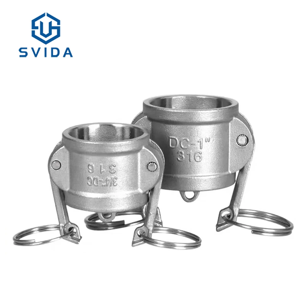 Stainless Steel Global Cam and Groove Hose Fitting DC Type Camlock Gasket Dust Cap