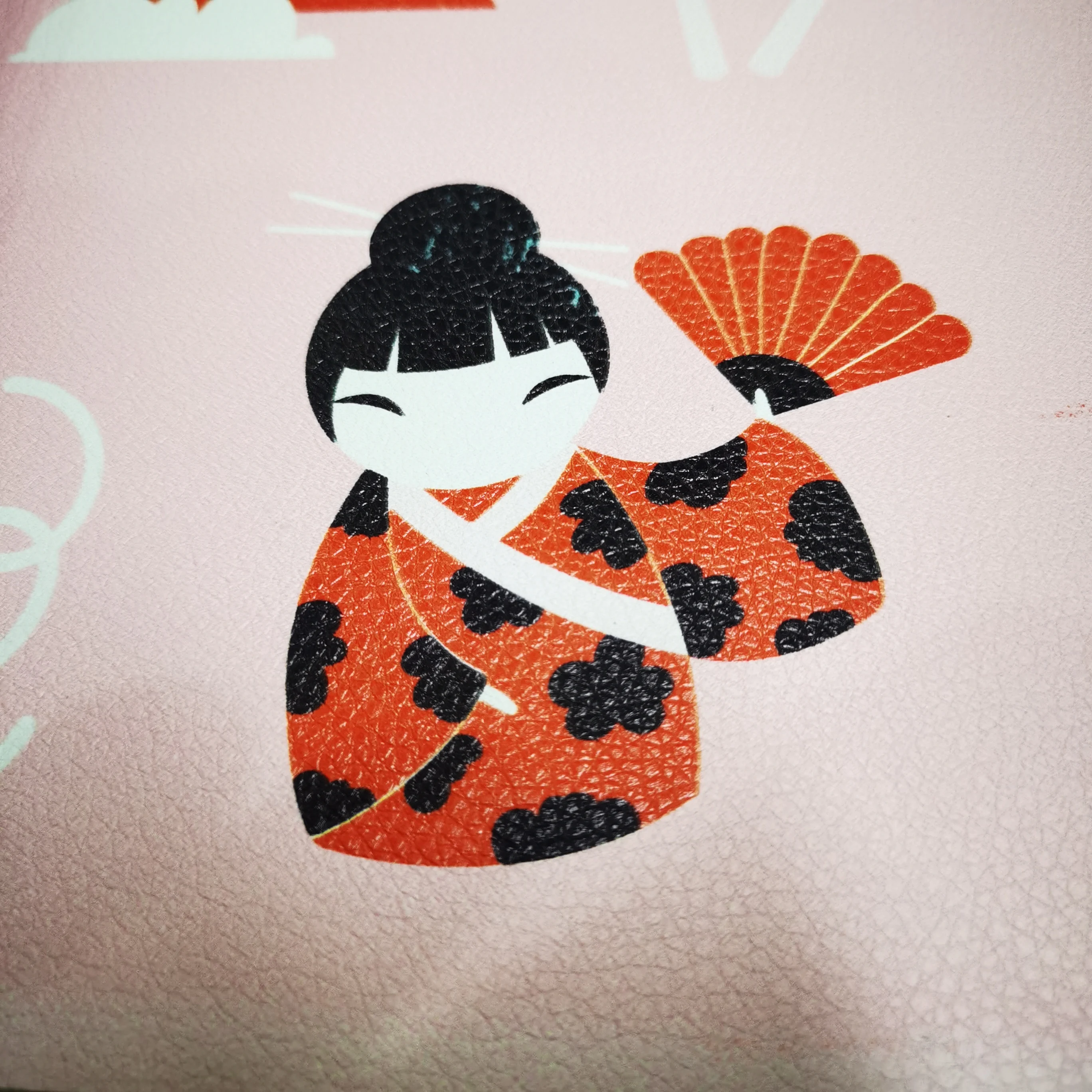 Synthetic waterproof Leather  With PU Fabrics  For Bags and Jacket