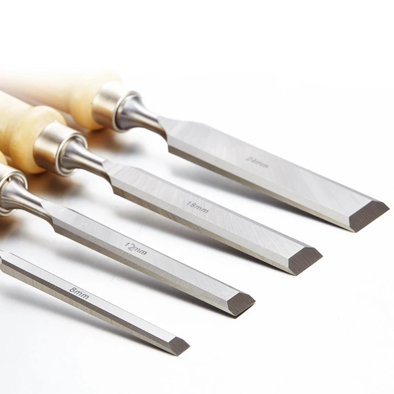 Amazon Hot Sale 60Crv Wood Handle Carving Chisel Set