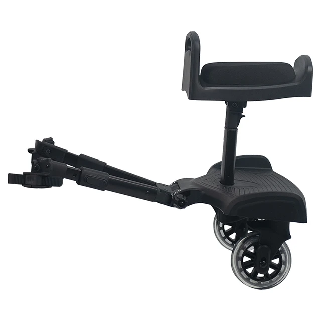 Multifunctional 2-in-1 Modern Child Folding Baby Stroller with Standing Board and Reclining Seat for travel