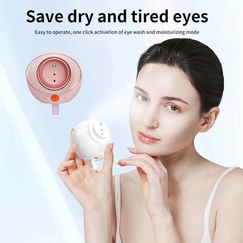 HQ Latest Sprayer Mist Dry Device Cleaner Hydrating Instrument Eye Washing Spa Nano Drop Eye Moist Nebulizer