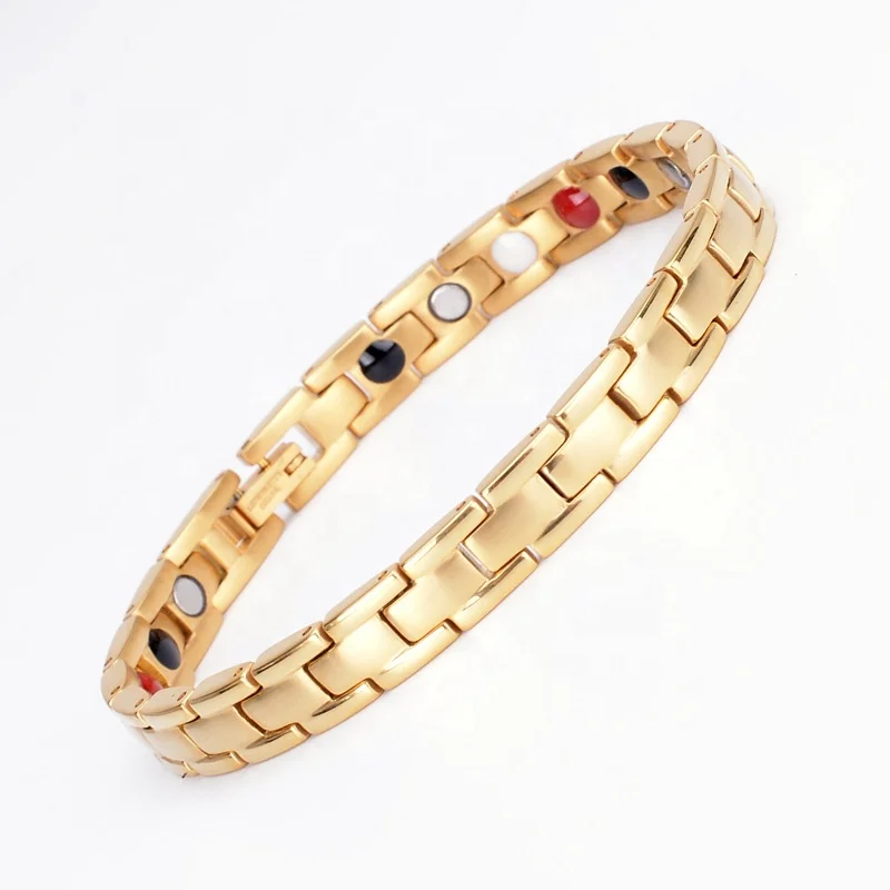 Titanium Therapeutic Energy Healing Copper Magnetic Bracelet Therapy Arthritis Men Women