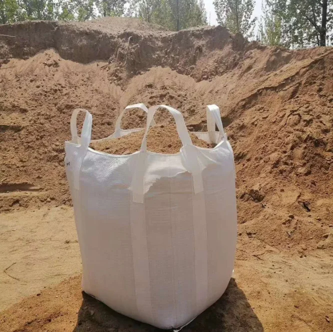 Cheap Price PP Big Bag Factory Bulk Sack 1 Ton 1000kg Super Jumbo Sand Bag PP Woven Container Bag