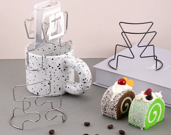 Coffee Tools Accessories Hanging Ear Drip Portable Reusable Cafetera Express Outdoor Paper Coffee Bag Filter Holder
