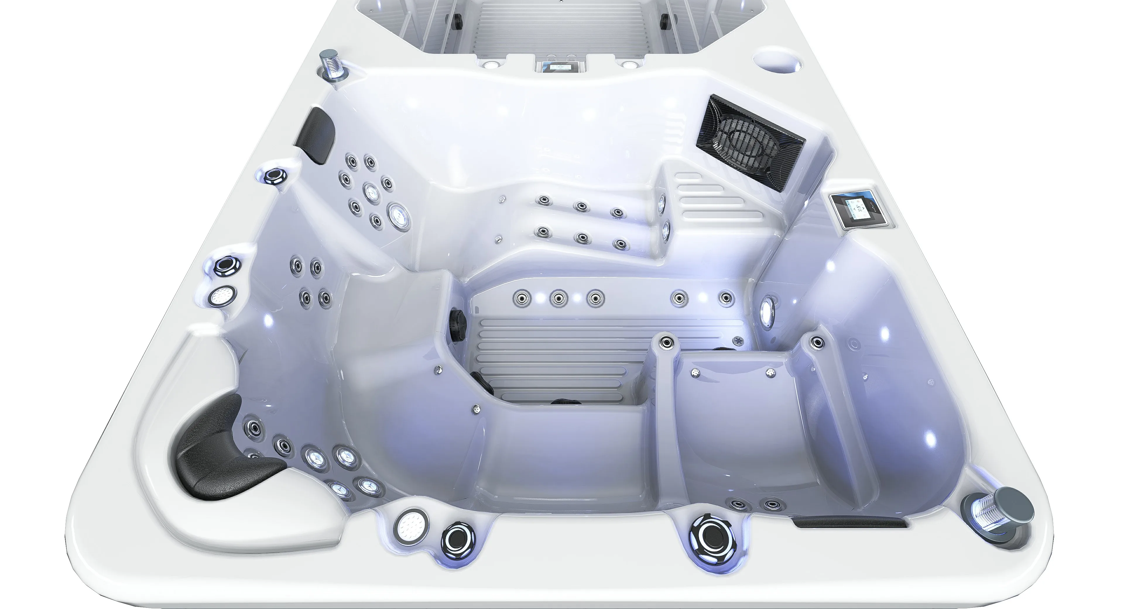 Hydro Hot Tub Large Family Used Swim Spa Pool Outdoor Jet Spa Whirlpool Massage Acrylic Spa Tub Outdoor