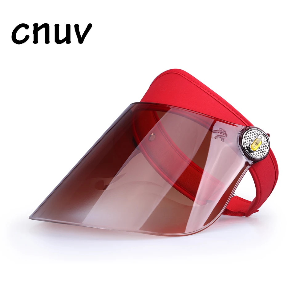 Wholesale High quality plastic cotton sun visor hat summer sports visor caps