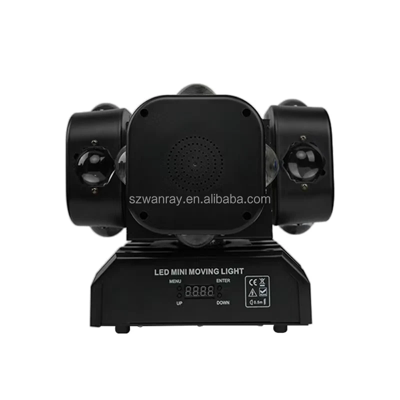 2024 High Quality 200w Beam 16pcs * 10w RGBW 4 Head Infinite Rotating Laser Lights Led Moving Head Light