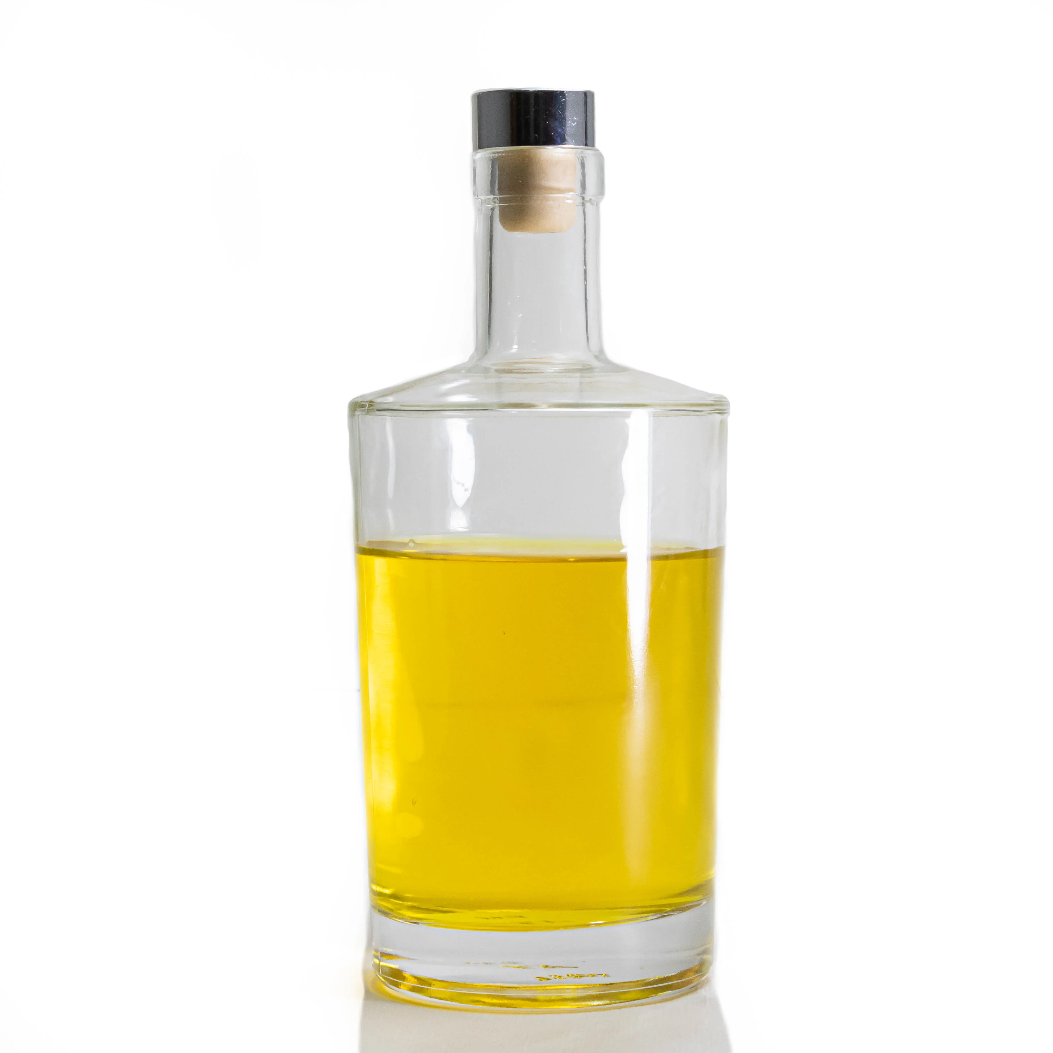 50Ml 200Ml 500Ml 700Ml 750Ml  Brandy Spirits Liquor Glass Packaging Bottle Wine Clear Screw Cap Cork Luxury Customized For Xo