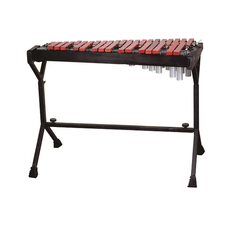 High grade wood bar 442 HZ pitch Xylophone with 3 octaves and stand (FOP-210)