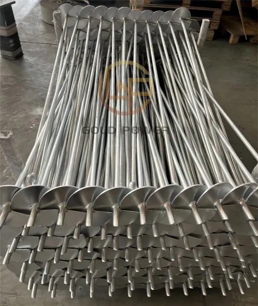 Aerial Pole Line Hardware Hot Dip Galvanized Carbon Steel Helical Auger Anchor