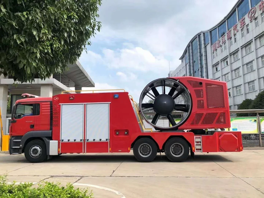 MAN 4X2 Scania LHD Foam/dry powder/water tank fire engine truck Smoke exhaust engine Smoke exhaust engine