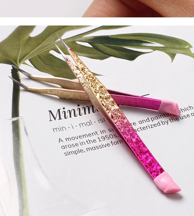 Нажимная головка наклейки для ногтей Стразы подобрать зажим для наращивания ресниц Пинцет для нейл-арта, наборы инструментов для макияжа