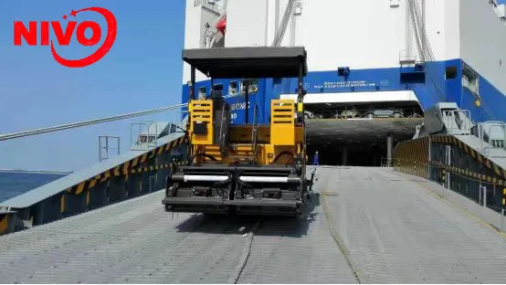 nivo LNU45 2-4.5M mini Asphalt Paver crawler type paving machine for road construction or parts