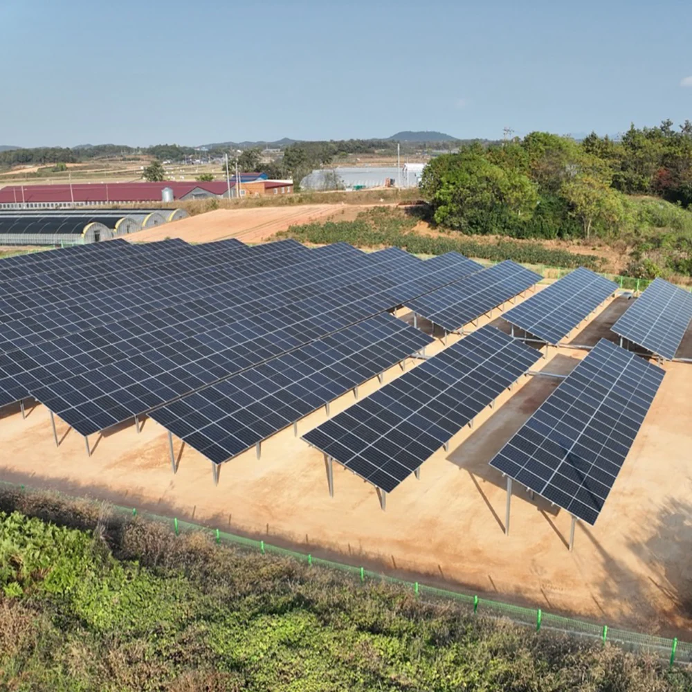 Алюминиевая солнечная панель pv наземная Монтажная структура pv система для солнечных систем наземного монтажа