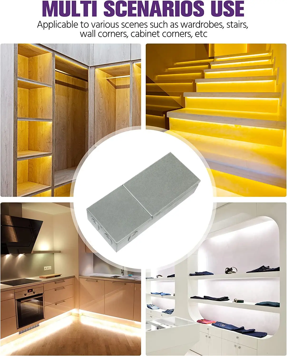 Low Voltage Dimmable Led Tape Driver Input 110v 220v Dimming Triac Ic Achieves 0.95 Power Factor 12v / 24v 40w ETL CE ROHS 3.33A