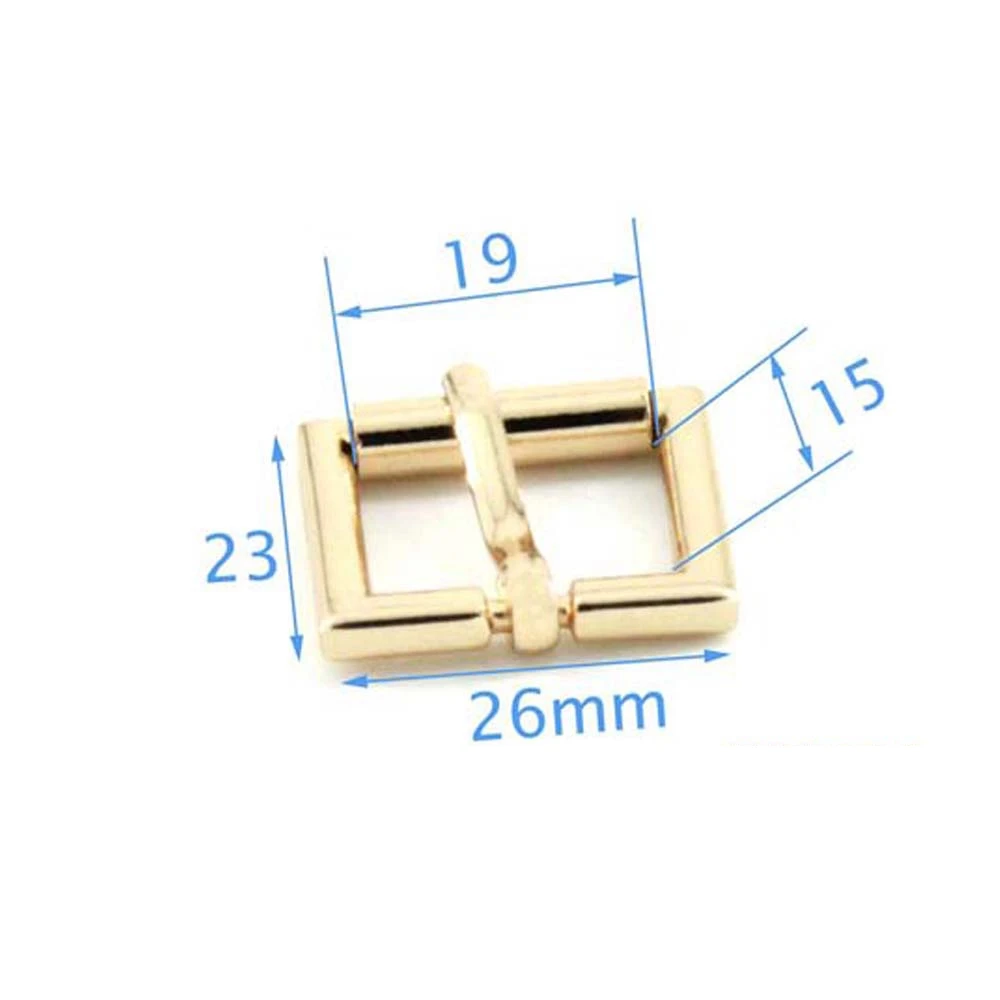 Custom Metal small Roller Buckle Metal Bag Buckle Strap Adjust Shoes Pin Buckle For Handbag